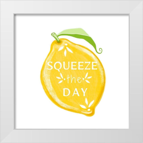 Squeeze the Day IV White Modern Wood Framed Art Print by Tyndall, Elizabeth