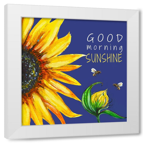 Good Morning   White Modern Wood Framed Art Print by Tyndall, Elizabeth