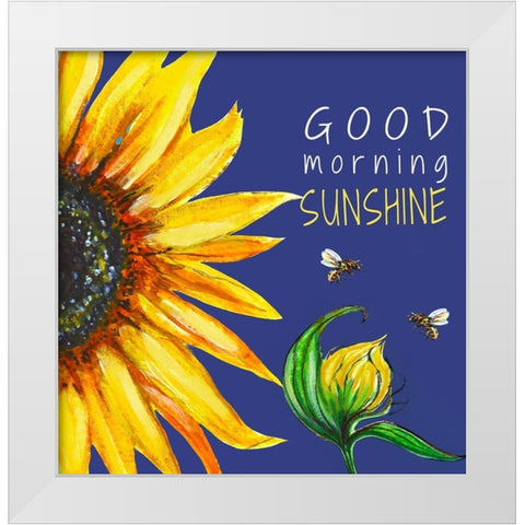 Good Morning   White Modern Wood Framed Art Print by Tyndall, Elizabeth