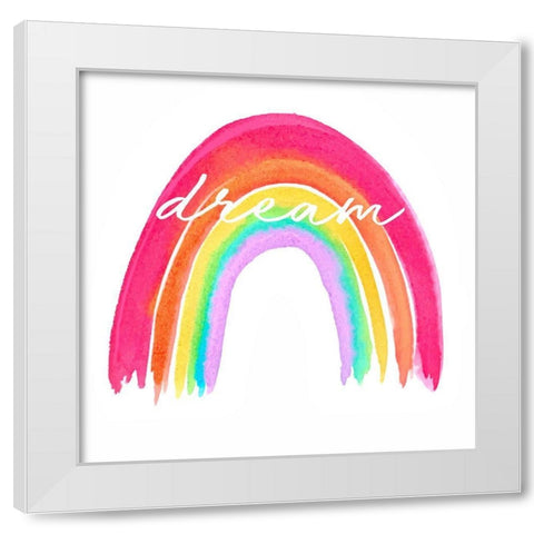 Dream White Modern Wood Framed Art Print by Tyndall, Elizabeth