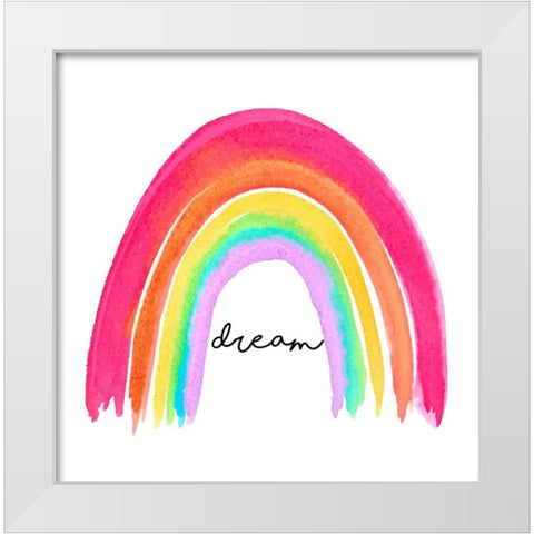 Dream White Modern Wood Framed Art Print by Tyndall, Elizabeth