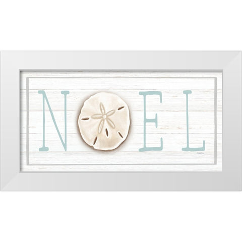 Noel White Modern Wood Framed Art Print by Tyndall, Elizabeth