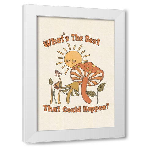 The Best White Modern Wood Framed Art Print by JJ Design