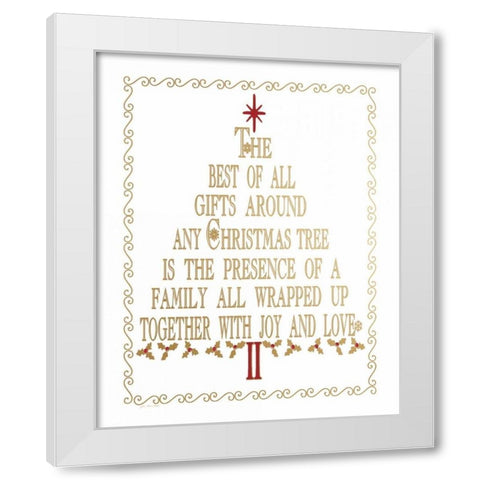 Best Gifts White Modern Wood Framed Art Print by Moulton, Jo