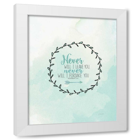 Never White Modern Wood Framed Art Print by Moulton, Jo