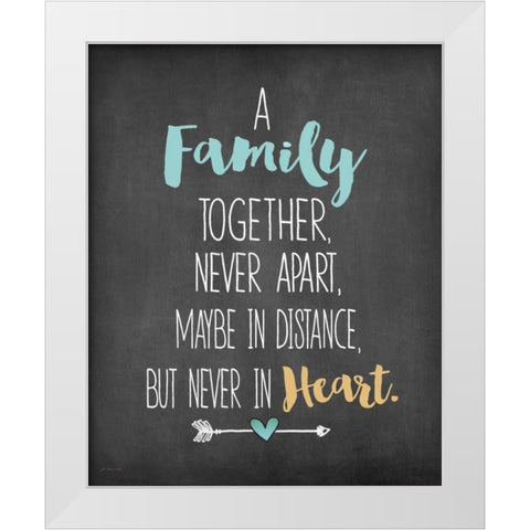 Family Together White Modern Wood Framed Art Print by Moulton, Jo
