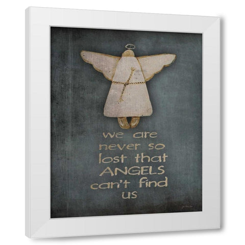 Lost White Modern Wood Framed Art Print by Moulton, Jo