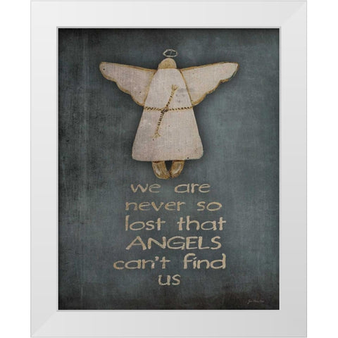 Lost White Modern Wood Framed Art Print by Moulton, Jo