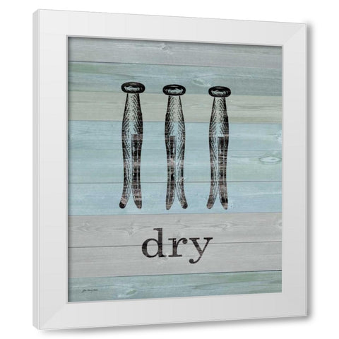 Dry on Wood White Modern Wood Framed Art Print by Moulton, Jo