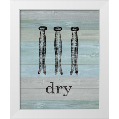 Dry on Wood White Modern Wood Framed Art Print by Moulton, Jo