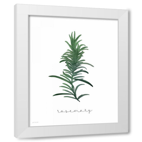 Rosemary White Modern Wood Framed Art Print by Moulton, Jo