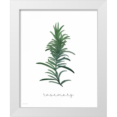 Rosemary White Modern Wood Framed Art Print by Moulton, Jo