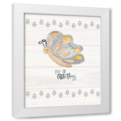 Little Things White Modern Wood Framed Art Print by Moulton, Jo