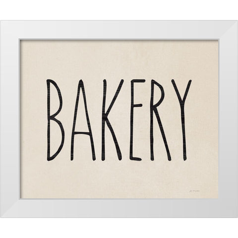 Bakery White Modern Wood Framed Art Print by Moulton, Jo