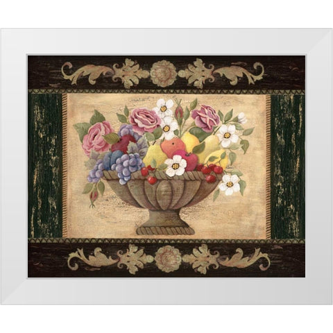 Harvest I White Modern Wood Framed Art Print by Moulton, Jo