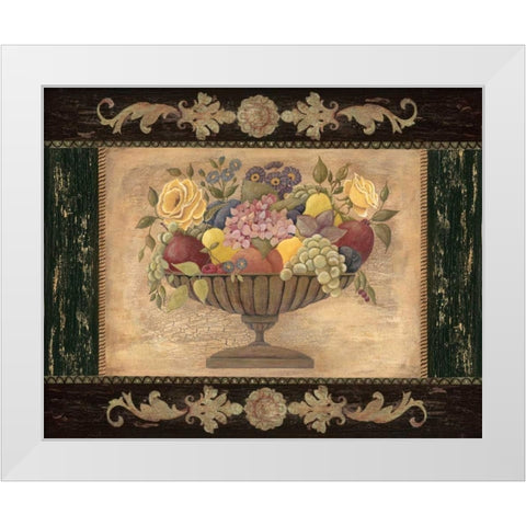 Harvest II White Modern Wood Framed Art Print by Moulton, Jo