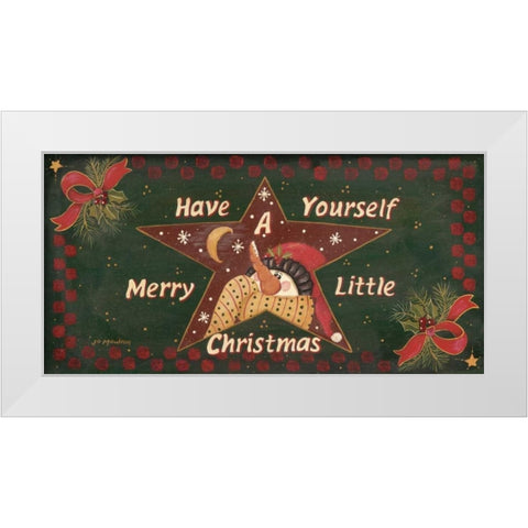 Have Yourself White Modern Wood Framed Art Print by Moulton, Jo
