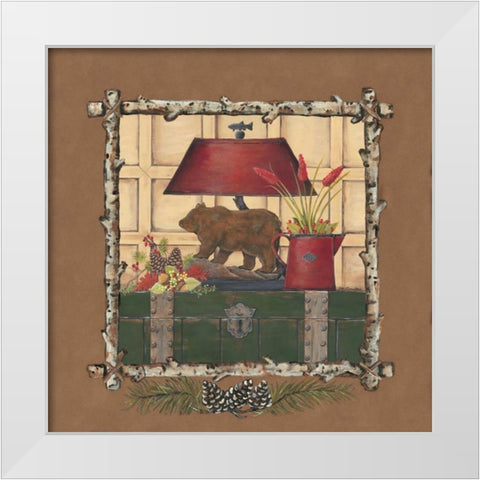 Northern Exposure II White Modern Wood Framed Art Print by Moulton, Jo