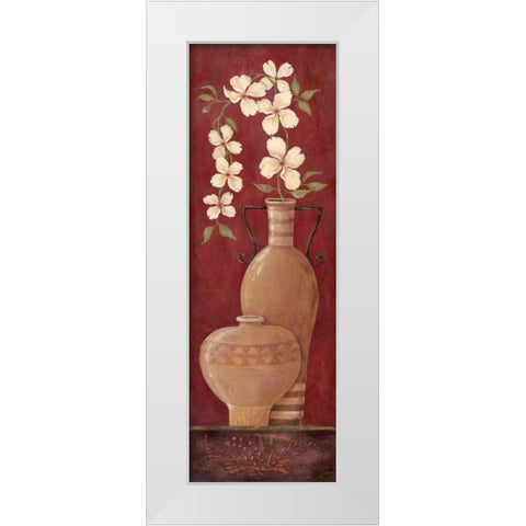 Sunlit Spice I White Modern Wood Framed Art Print by Moulton, Jo