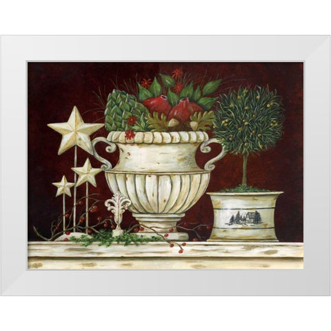 Bella Rustica White Modern Wood Framed Art Print by Moulton, Jo