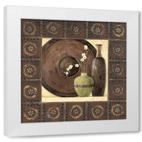 Asiain Still Life II White Modern Wood Framed Art Print by Moulton, Jo