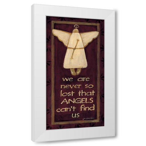 We Are Never So Lost White Modern Wood Framed Art Print by Moulton, Jo