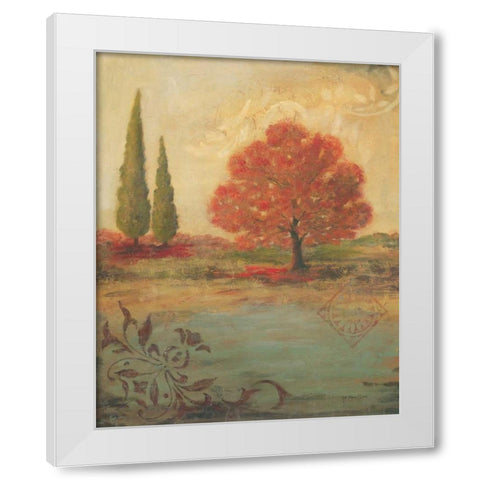 Kaleidoscope I White Modern Wood Framed Art Print by Moulton, Jo