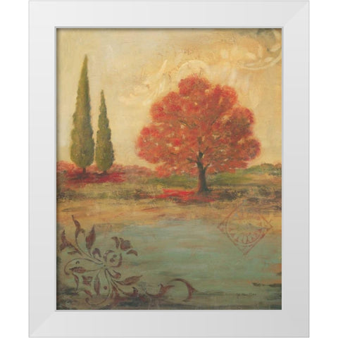 Kaleidoscope I White Modern Wood Framed Art Print by Moulton, Jo