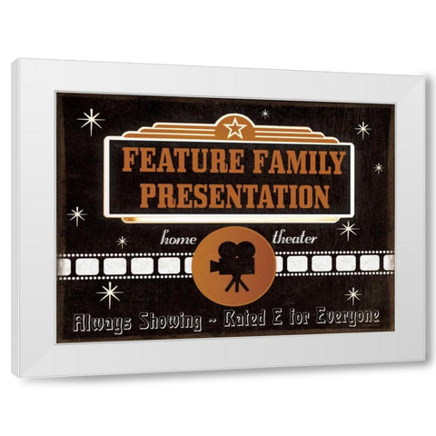 Feature Presentation White Modern Wood Framed Art Print by Moulton, Jo