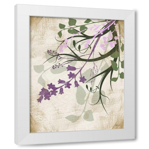 Lavender and Sage II White Modern Wood Framed Art Print by Pugh, Jennifer