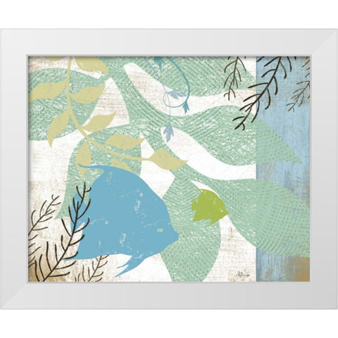 Sea Life II White Modern Wood Framed Art Print by Pugh, Jennifer