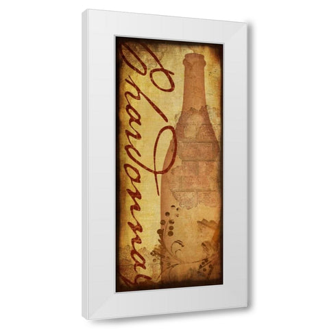 Chardonnay White Modern Wood Framed Art Print by Pugh, Jennifer