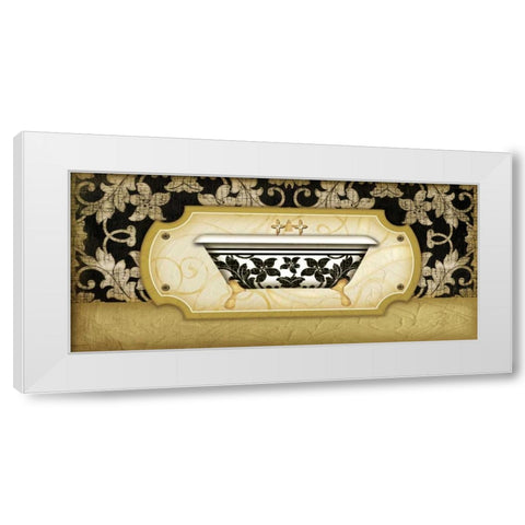 Lap of Luxury White Modern Wood Framed Art Print by Pugh, Jennifer