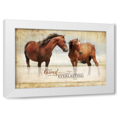 Everlasting Love White Modern Wood Framed Art Print by Pugh, Jennifer