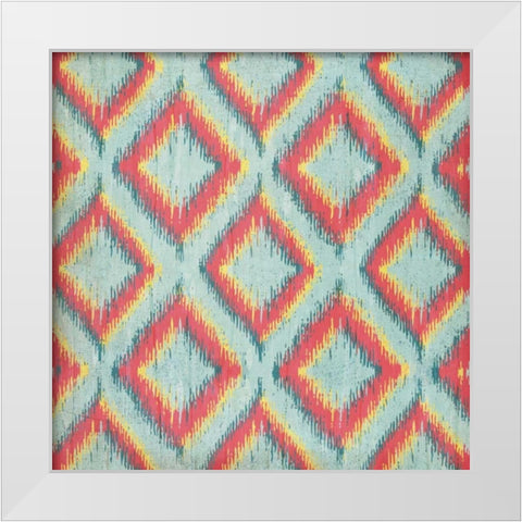 Spring iKat IV White Modern Wood Framed Art Print by Pugh, Jennifer