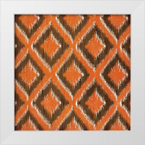 Fall iKat II White Modern Wood Framed Art Print by Pugh, Jennifer