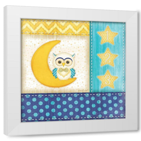 Bedtime Baby I White Modern Wood Framed Art Print by Pugh, Jennifer