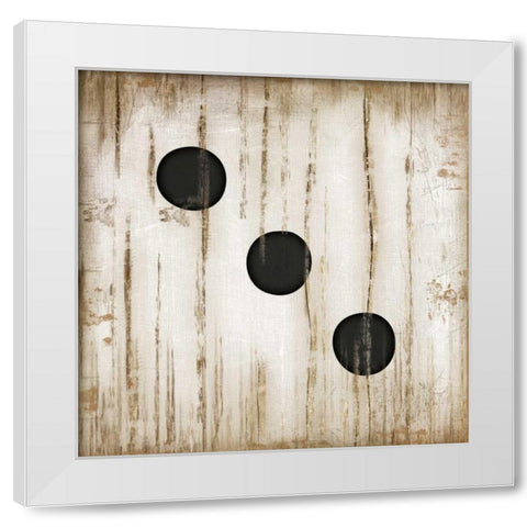 White Three White Modern Wood Framed Art Print by Pugh, Jennifer