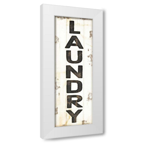 Laundry White Modern Wood Framed Art Print by Pugh, Jennifer