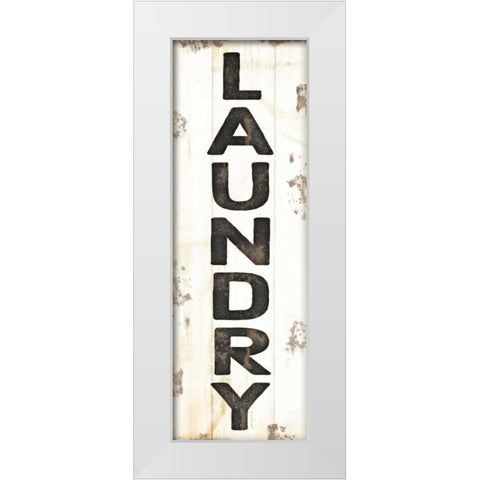 Laundry White Modern Wood Framed Art Print by Pugh, Jennifer