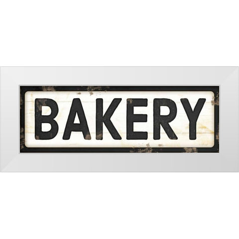 Bakery White Modern Wood Framed Art Print by Pugh, Jennifer