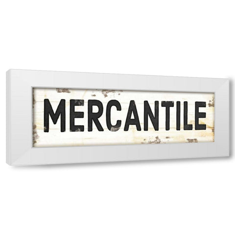 Mercantile II White Modern Wood Framed Art Print by Pugh, Jennifer