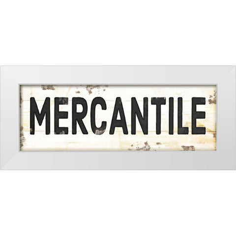 Mercantile II White Modern Wood Framed Art Print by Pugh, Jennifer