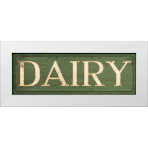 Dairy White Modern Wood Framed Art Print by Pugh, Jennifer