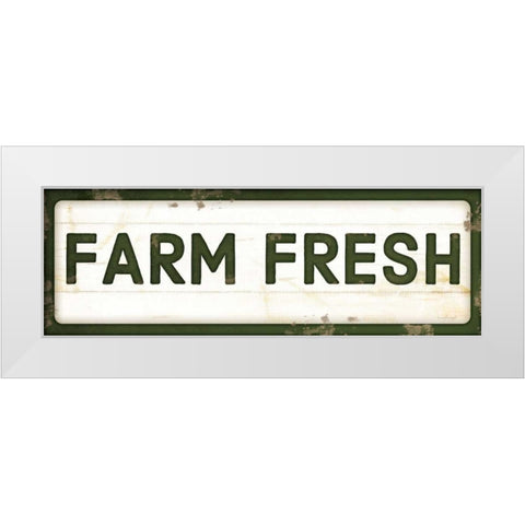 Farm Fresh White Modern Wood Framed Art Print by Pugh, Jennifer