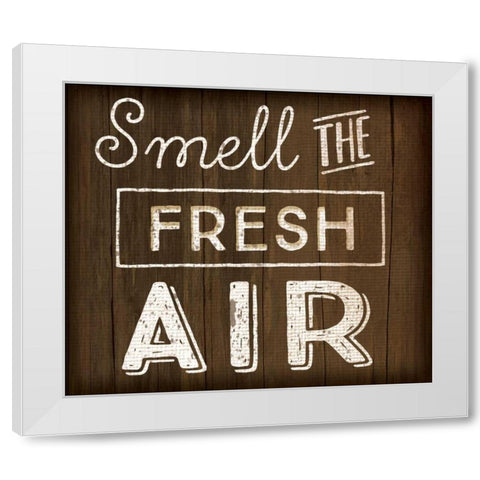 Smell the Fresh Air White Modern Wood Framed Art Print by Pugh, Jennifer