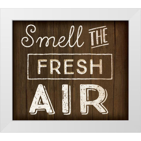 Smell the Fresh Air White Modern Wood Framed Art Print by Pugh, Jennifer