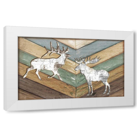 Lodge White Modern Wood Framed Art Print by Pugh, Jennifer