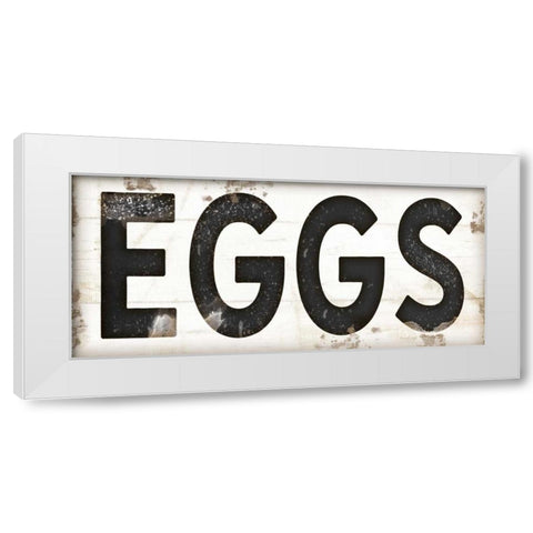 Eggs White Modern Wood Framed Art Print by Pugh, Jennifer