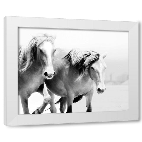 Horse II White Modern Wood Framed Art Print by Pugh, Jennifer